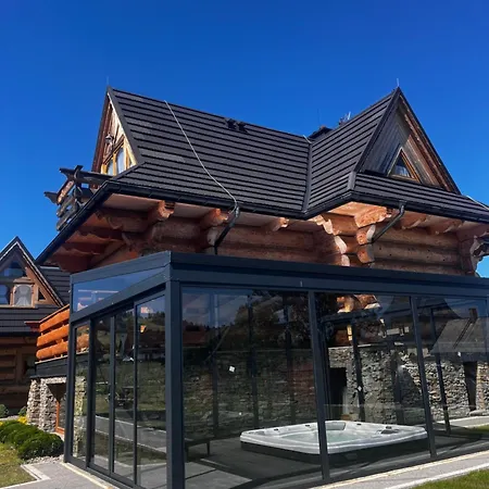 Chalet W Bialce Z Jacuzzi W Ogrodzie
